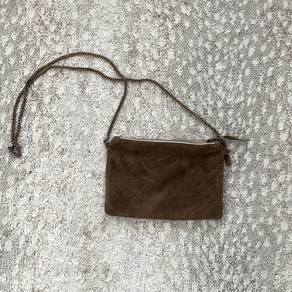 Brandy Melville suede cross body